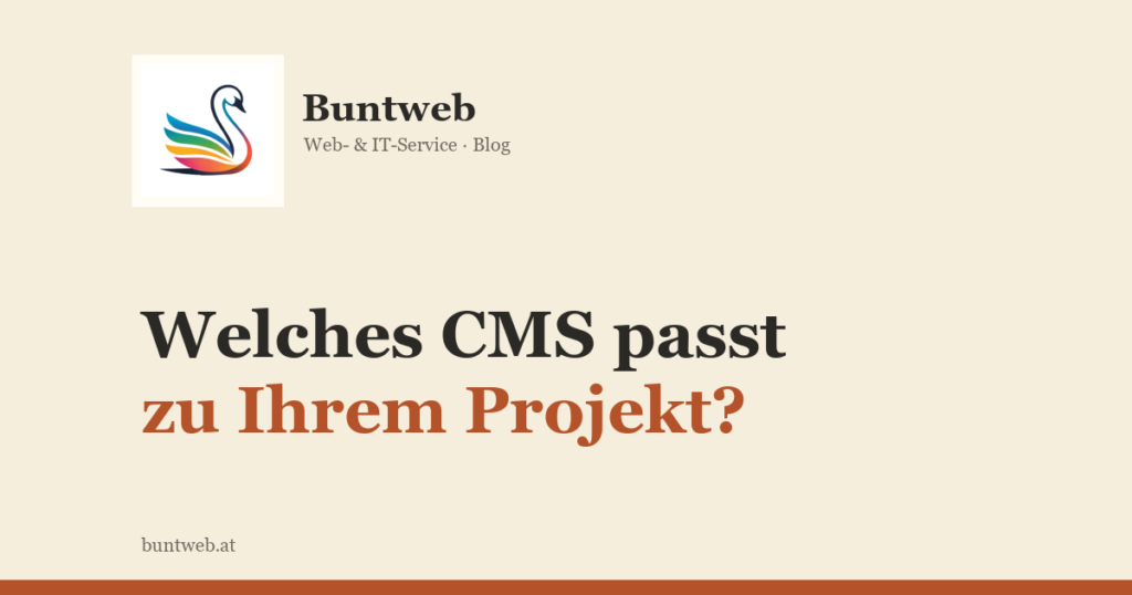 Blog-Cover: Welches CMS passt zu Ihrem Projekt?