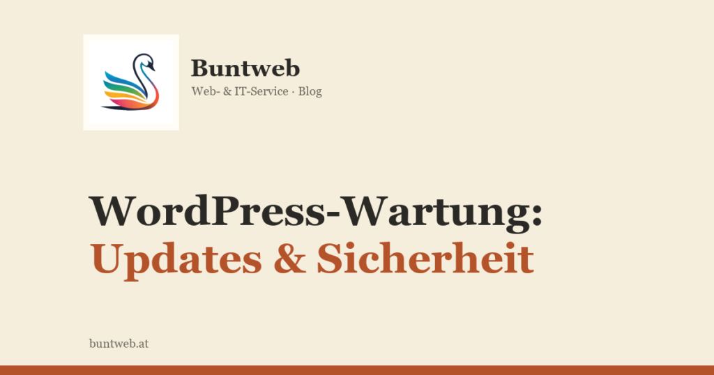 Blog-Cover: WordPress-Wartung