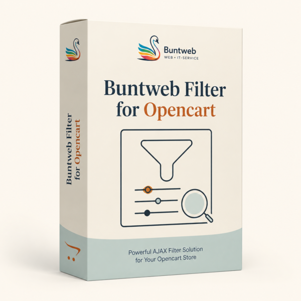 Buntweb Filter für OpenCart